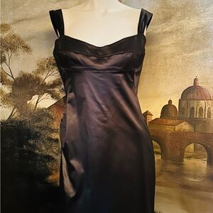Lida Baday dress size 12 color Black . Beautiful bodice with straps. Zippered